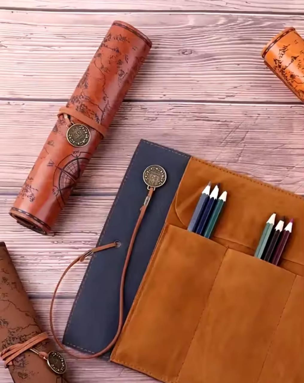 Leather Pencil Case