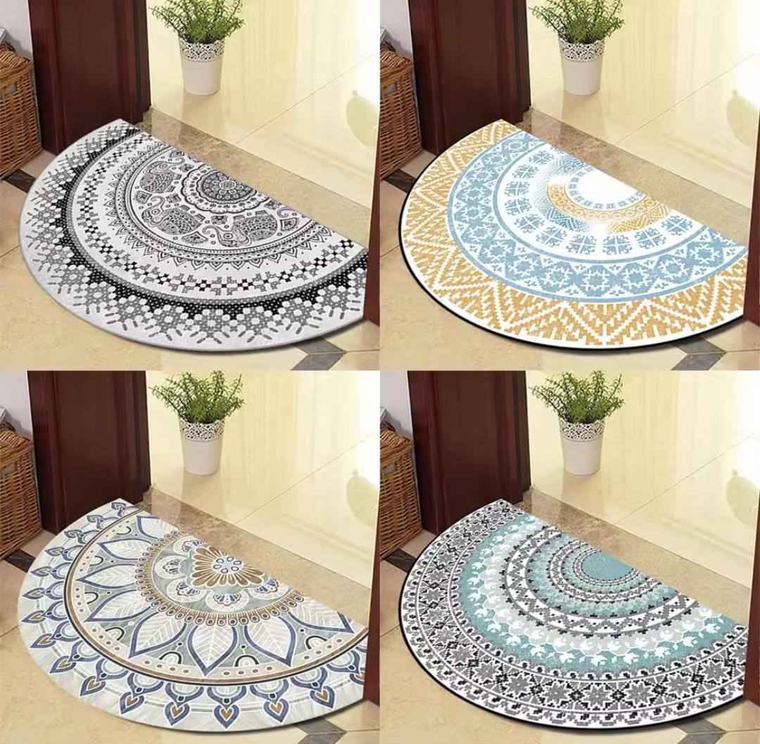 Door Rug Semi-circular Floor Mat