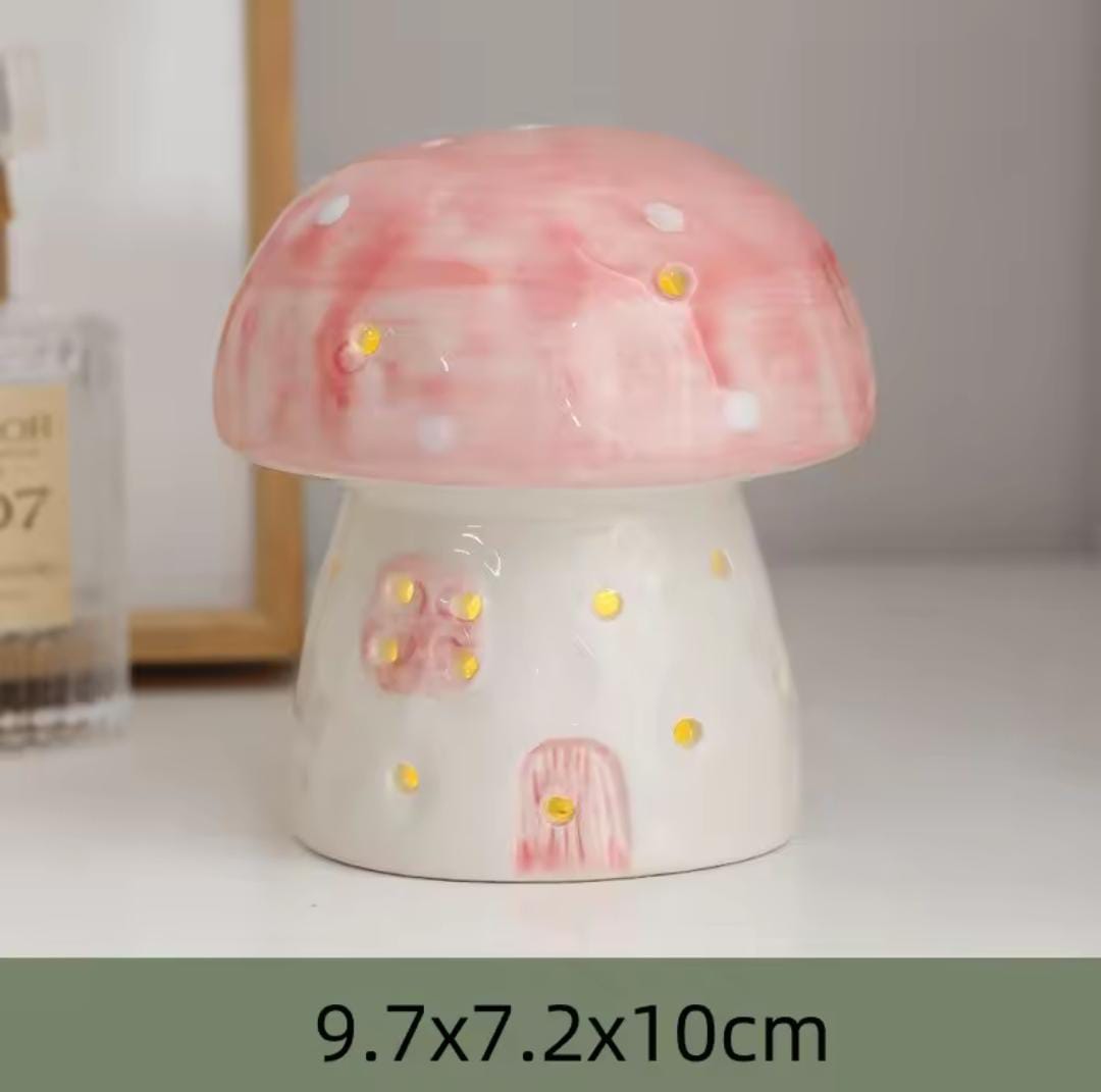 Mushroom Ceramic Night Light