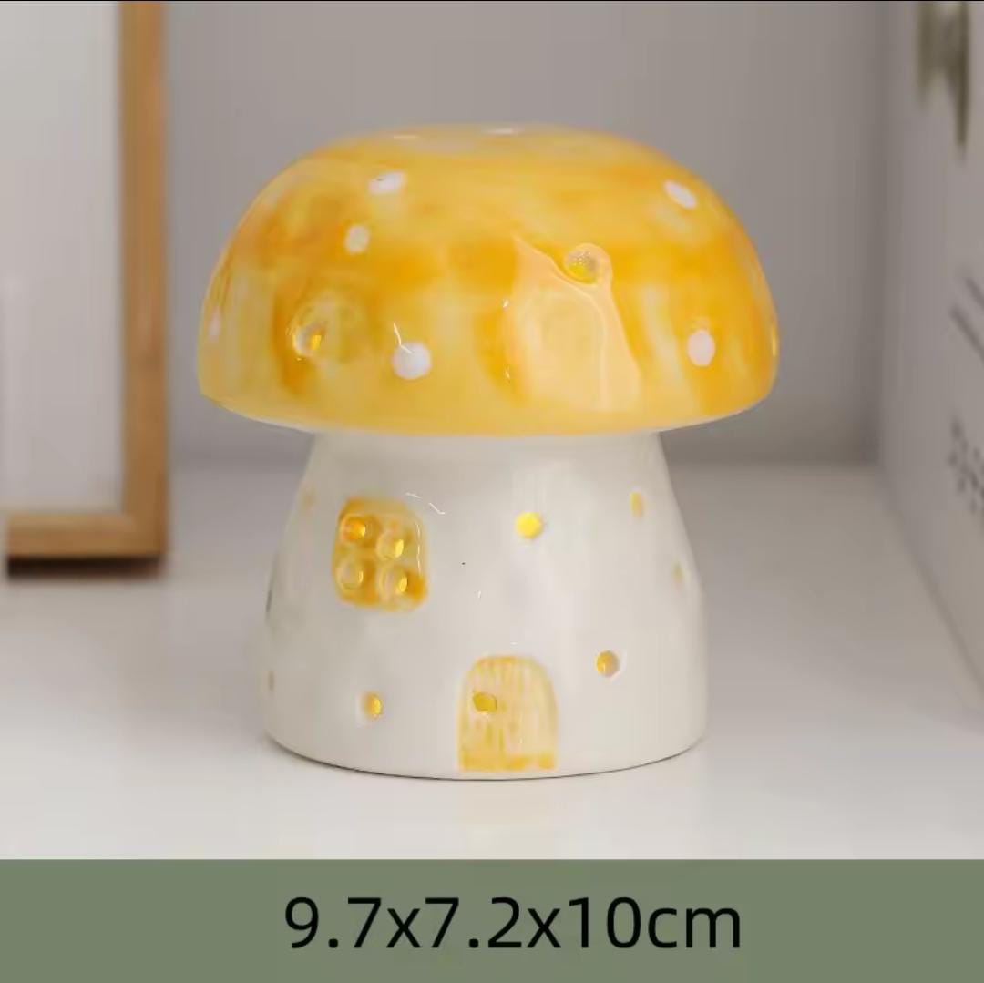 Mushroom Ceramic Night Light