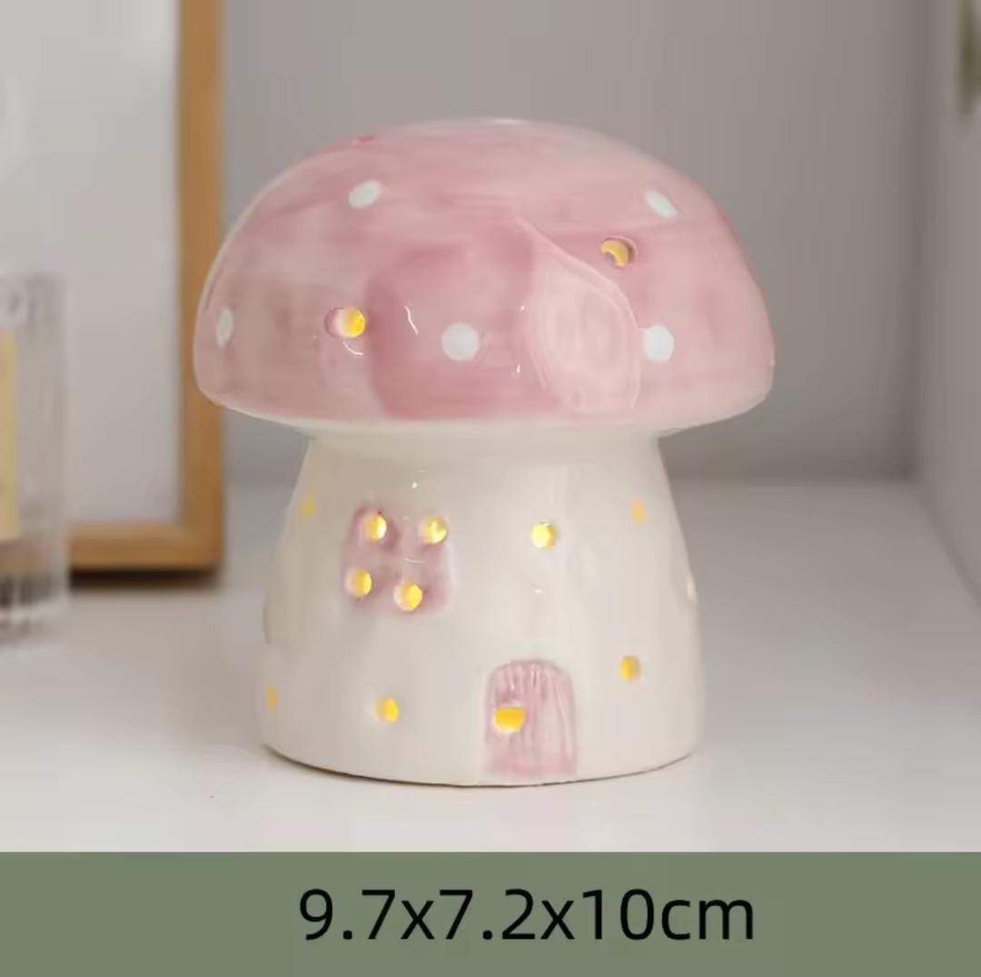 Mushroom Ceramic Night Light