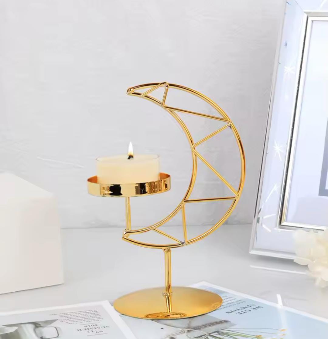 Candlestick Moon Shape Stand