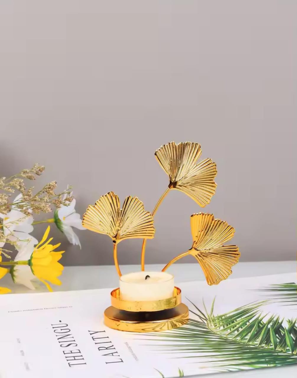 Leaf Candlestick