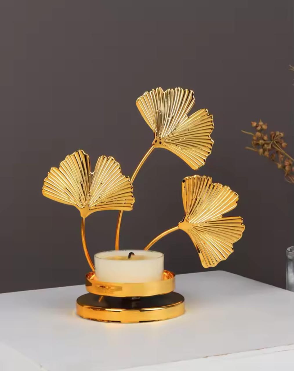 Leaf Candlestick