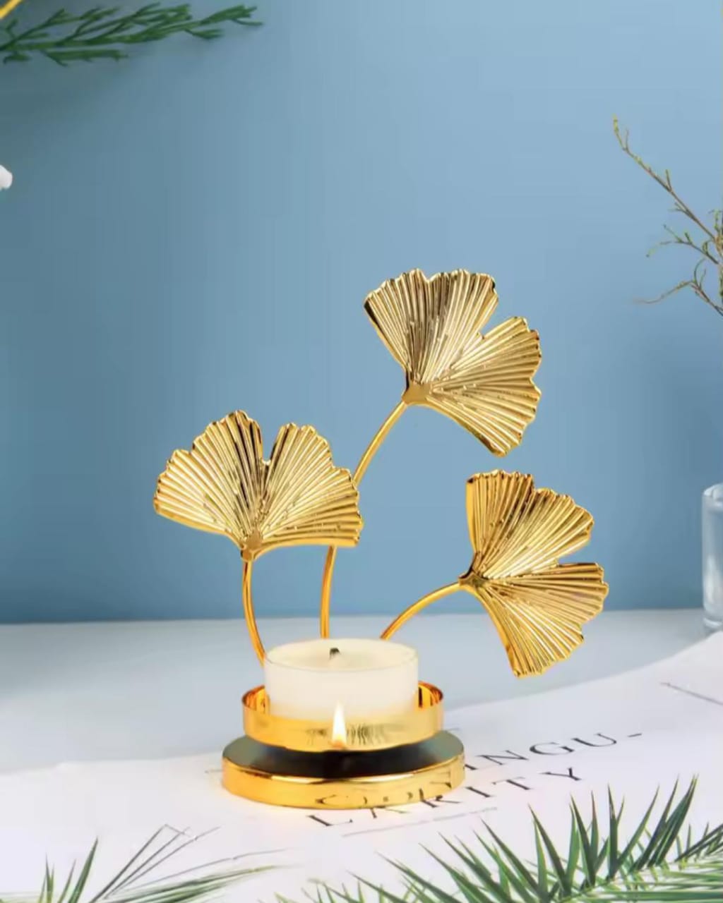 Leaf Candlestick