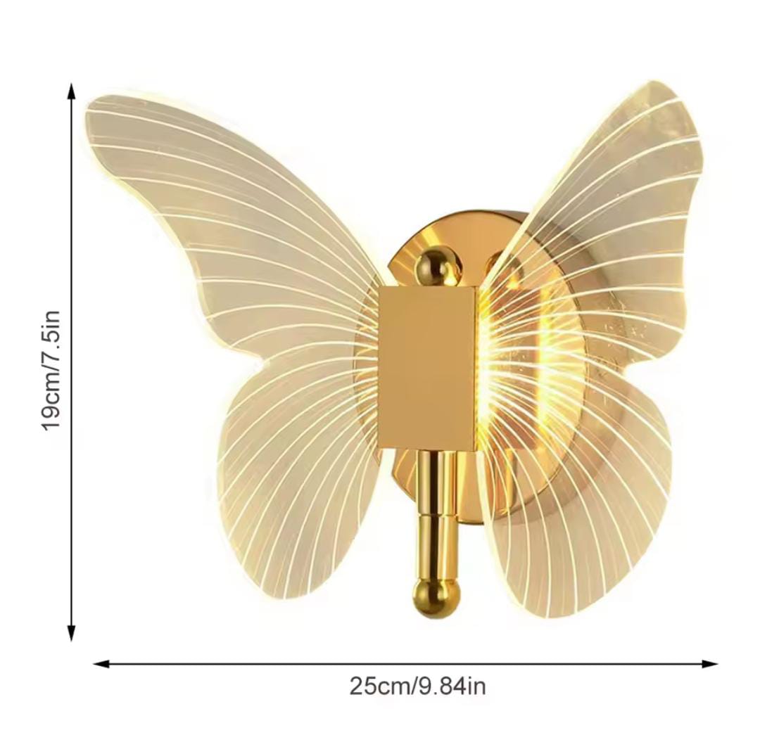 LED Butterfly Wall Lamp