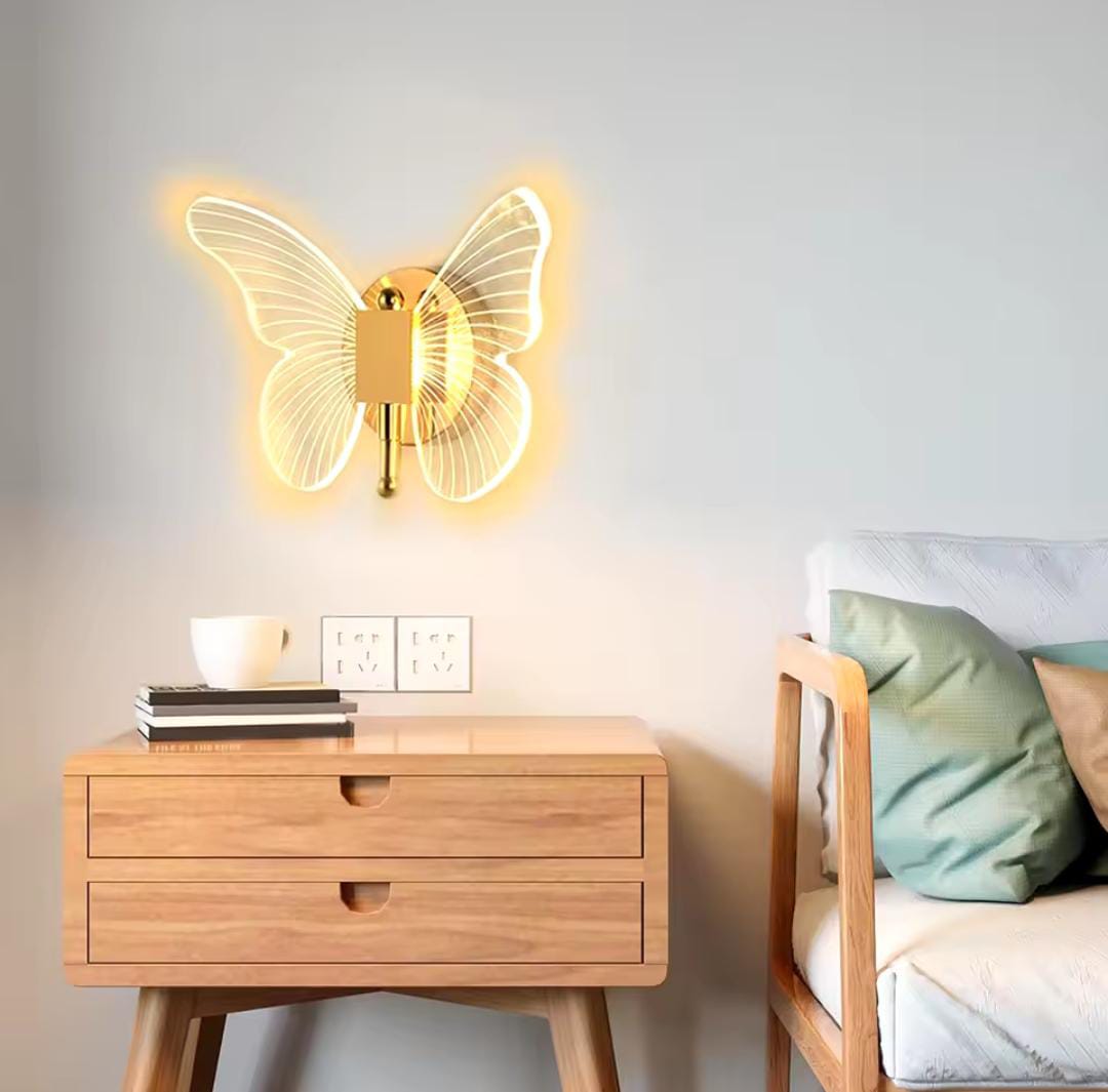 LED Butterfly Wall Lamp